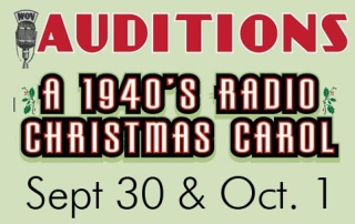 Auditions "A 1940's Radio Christmas Carol"