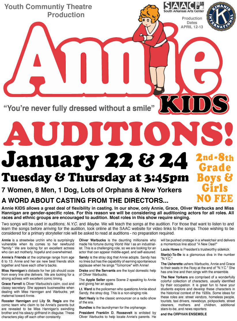"Annie" auditions