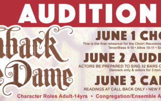 Hunchback of Notre Dame Auditions