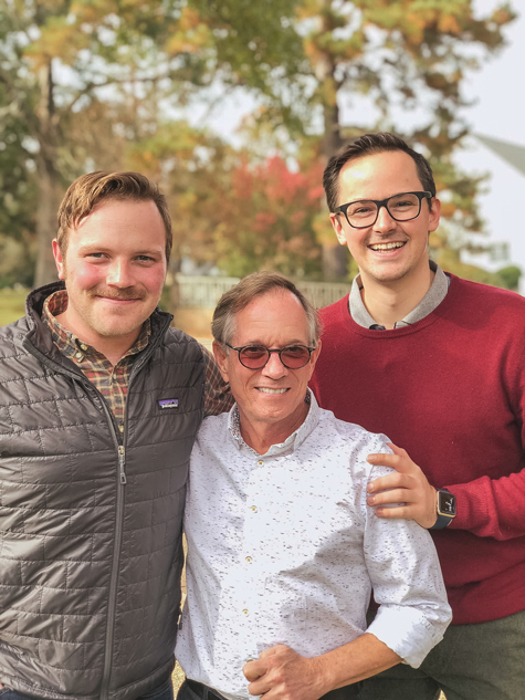 Paul Petersen, artistic director and programmer (left), Richard Wharton, festival coordinator and filmmaker Liaison (center), (right) Alexander Jeffery, executive director and programmer (center)