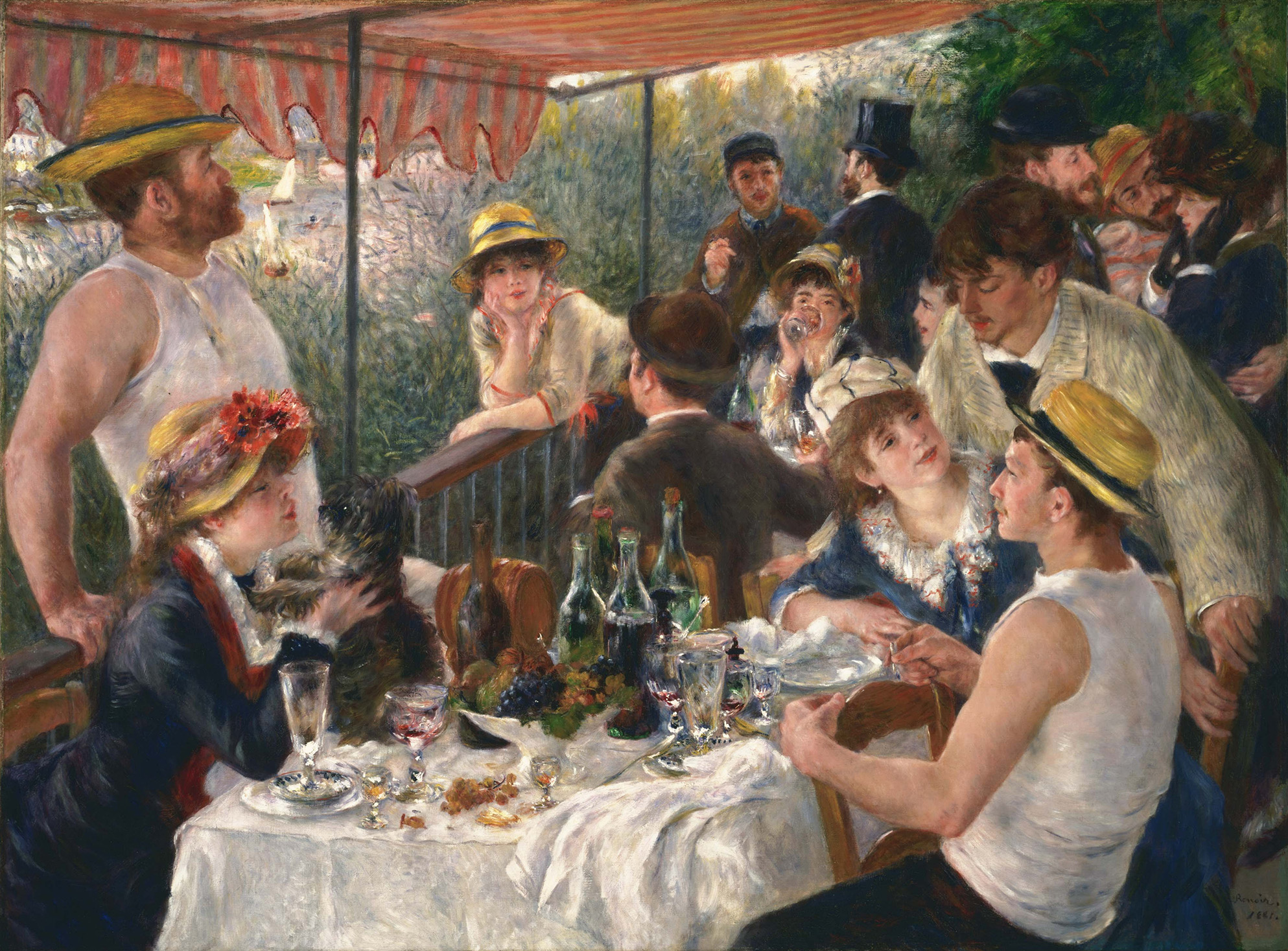 Luncheon of the Boating Party, 1881, Pierre-Auguste Renoir