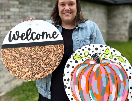 SAAC Artist and Yocum Elementary School Art Teacher Nicole McAdams to Lead June’s Corks and Canvas “Just Hangin’ Out” • June 19
