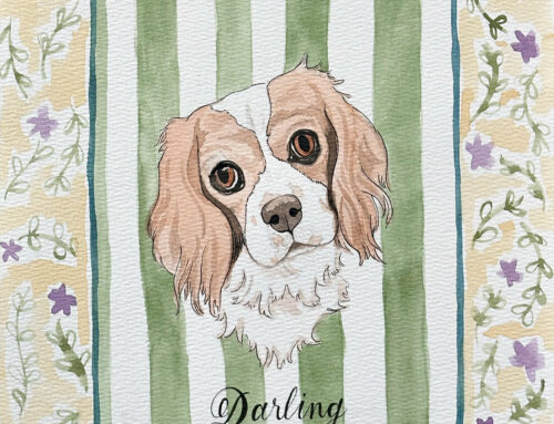Join Local Artist Michaela Gross for “Wags, Whiskers, and Watercolors” at Corks and Canvas on May 15th
