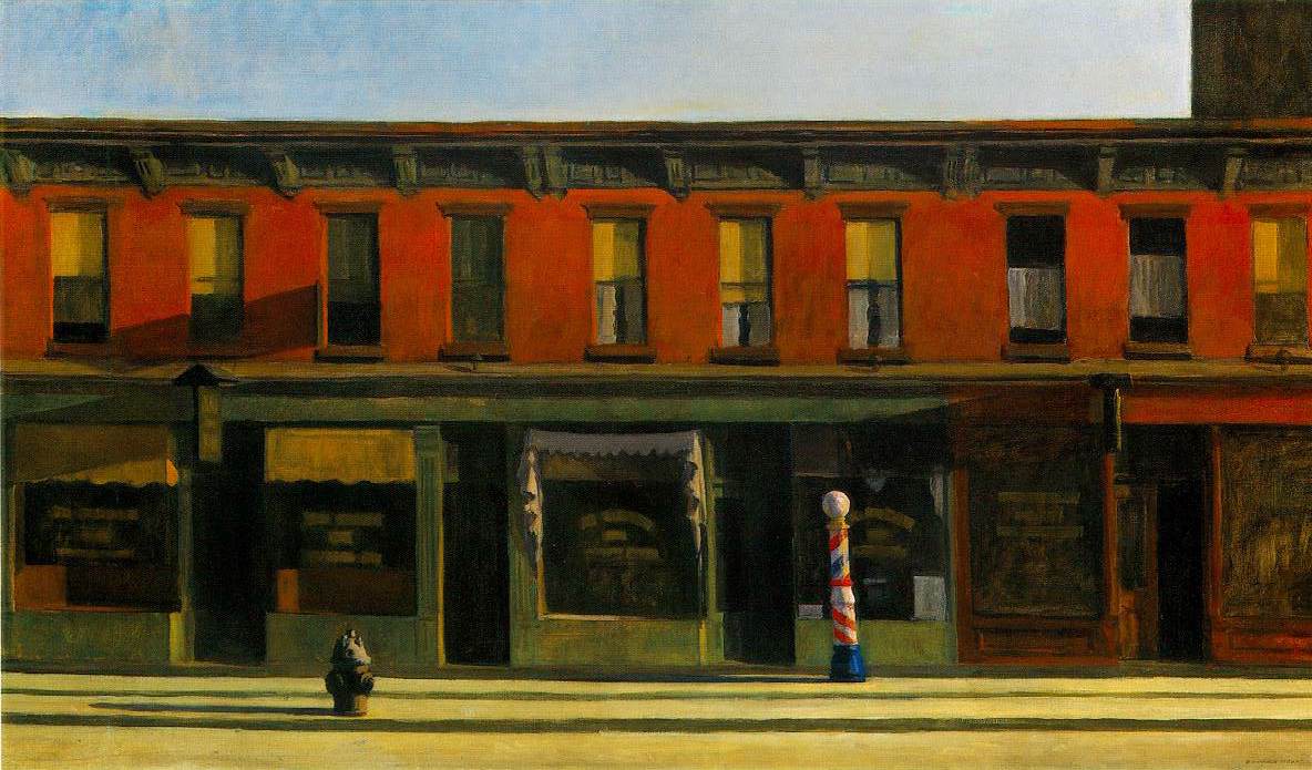 Early Sunday Morning, Edward Hopper, 1930, The Whitney Museum of American Art