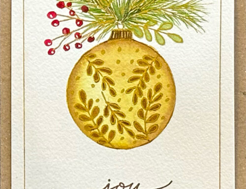 Join us for the “Handmade Vintage Christmas Card” Watercolor Painting series with artist Nancy Williams • Oct 27, Nov 3, 10, 17
