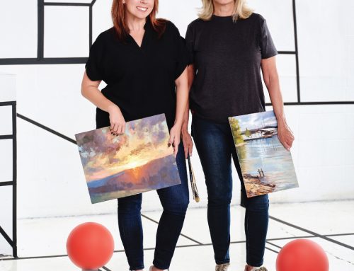 Little Rock Painters April Burris and Holly Tilley Bring “Coordinates” to SAAC • Reception March 5