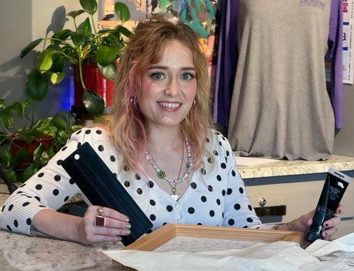 Ink Your Own Style at “Tote-ally Inkredible”Corks & Canvas Workshop with artist Michalea Gross • May 21